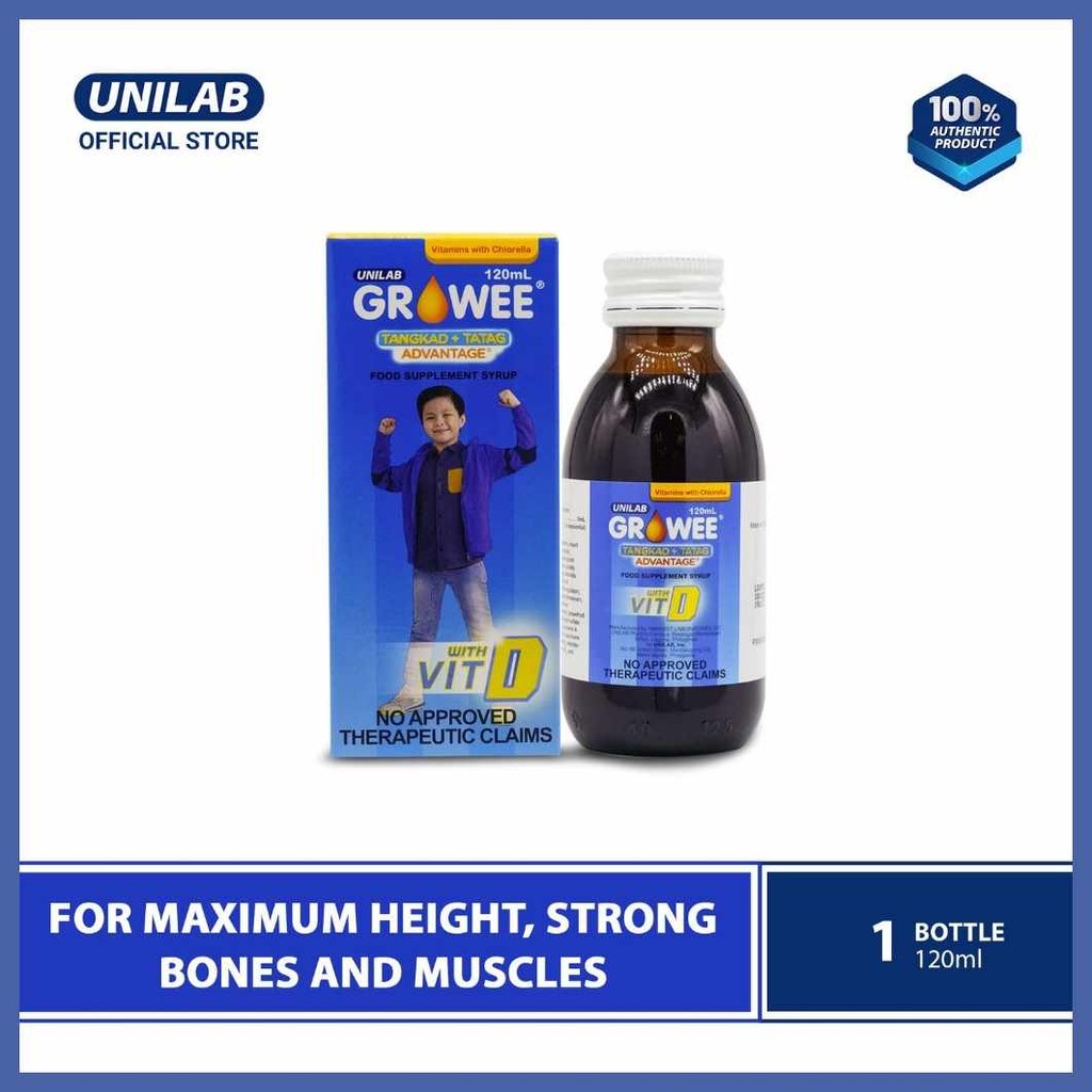 Growee Syrup 120mL For Maximum Height, Strong Bones And Muscles ...