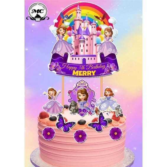Sofia the first customize cake topper | Shopee Philippines