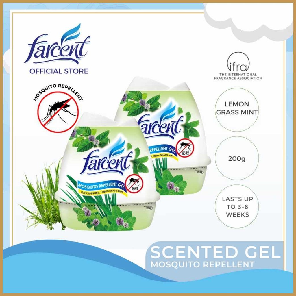 Farcent:P*AX!Scented~YN*Gel~Ch*+~Gd*Mosquito~iP*Repellent~x*Set~v*of 2 ...