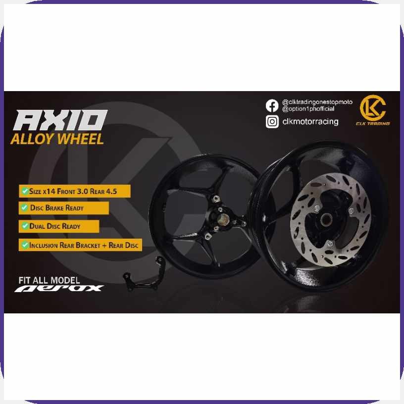 AXIO~j|Mags)l;Wheel[w,14s!E,Aerox!T,V1!z,V2!h,Disc!S-Brake Ready Dual ...