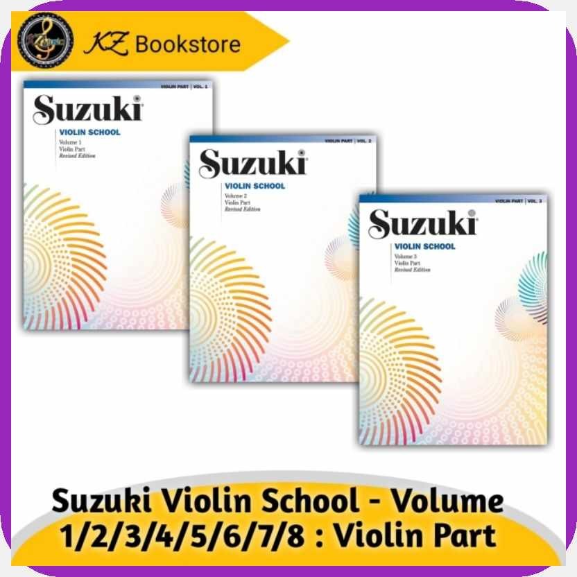 Suzuki Violin School Violin Part Volume 1/2/3/4/5/6/7/8/9/10 | Shopee ...