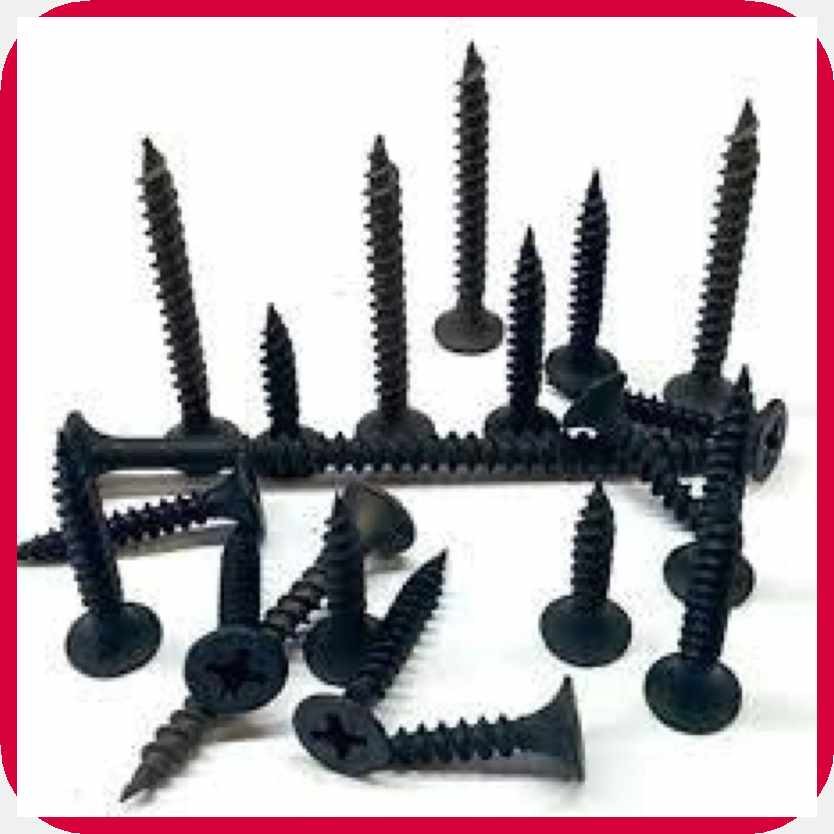 Gypsum+q&Screw/Black/zk/Screw/vB^for/Bz^wood/pp^and/Tm^metal/gT^(100pcs ...