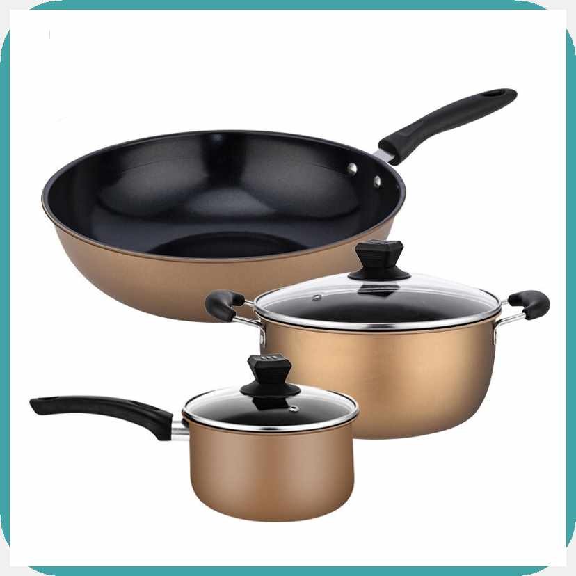 3pcs^IZJ'Cookware