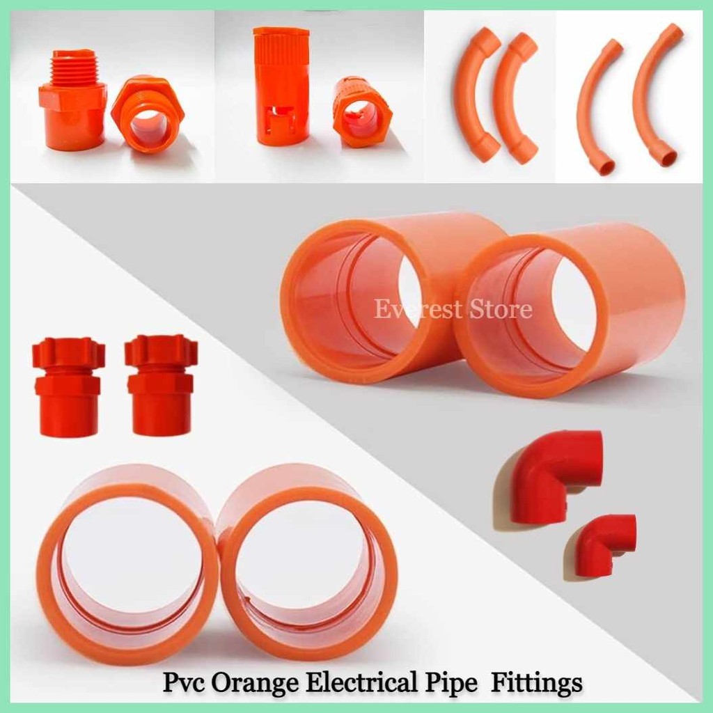 Pvc}K}Fittings(B|l.Orange=k|Short=gk|Elbow=eq|and=FZ|Long>Ou}Elbow 1/2 ...