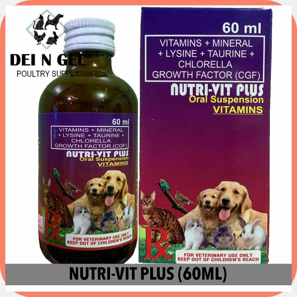 NUTRIVET NUTRI-VIT PLUS MULTIVITAMINS & MINERALS FOR DOG, CAT, HAMSTER ...