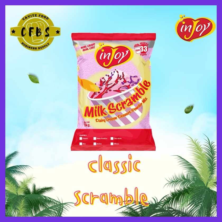 Injoy Scramble in Classic, Ube and Choco 1kg | Shopee Philippines