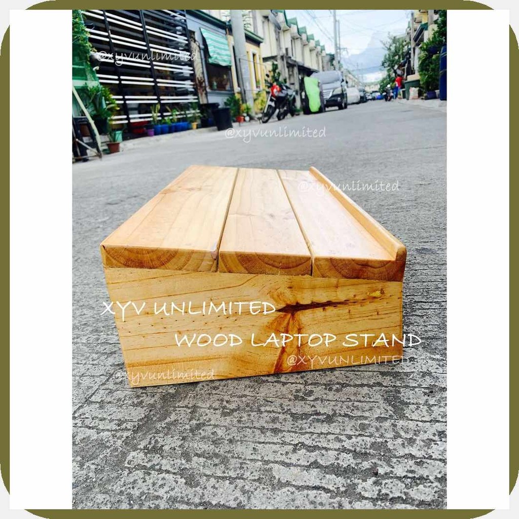 Wood Laptop Stand / Ergonomic Laptop Riser / WOOD stands / Laptop ...