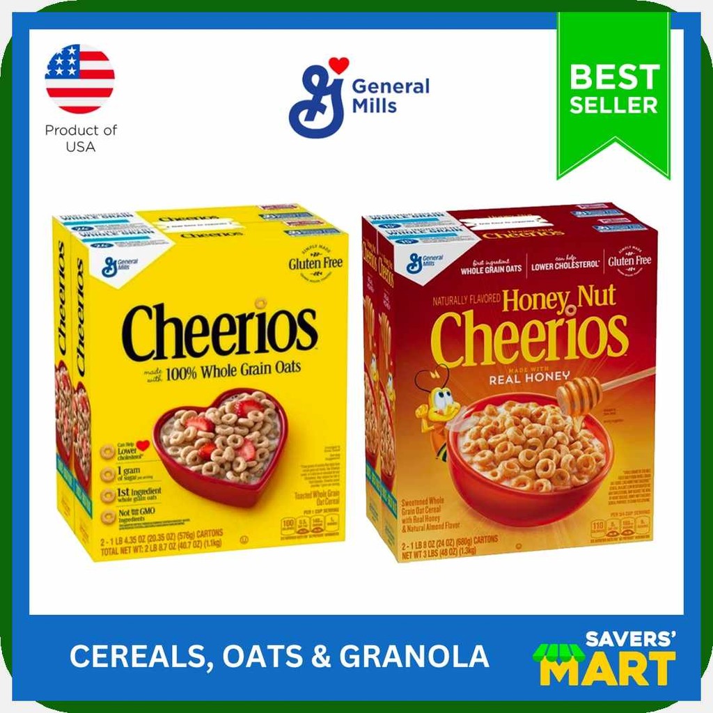 Cheerios%p{Original,`Z}Honey$sr]Nut.HV]Cereals.VJ](2.mw]Bags) | Shopee ...