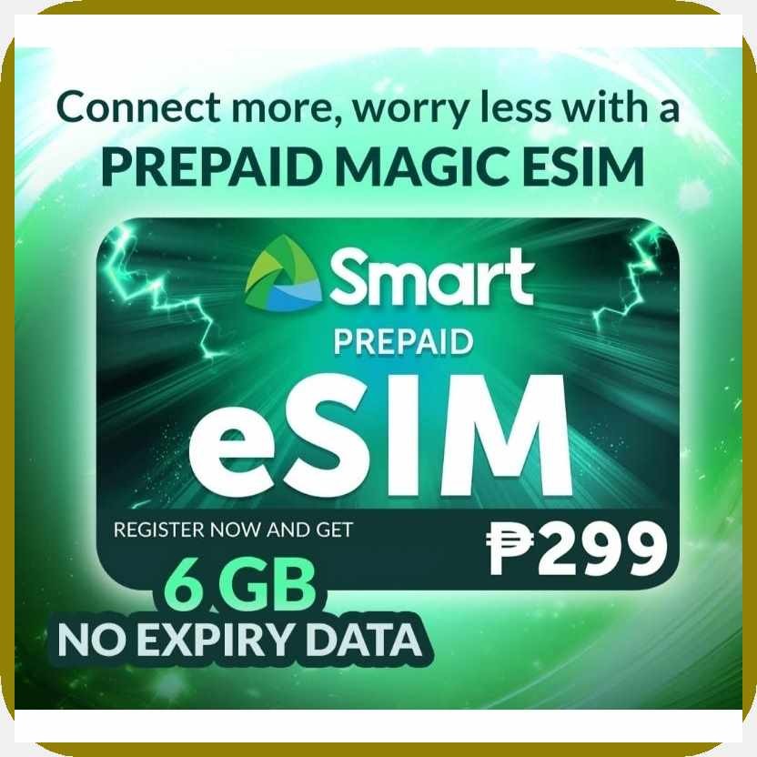E SIM digital Smart MAGIC smart data 24GB No exparation sealed | Shopee ...