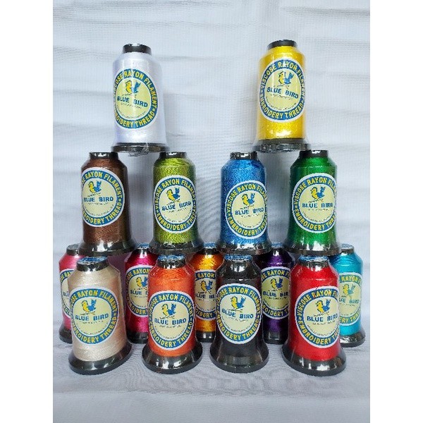 Blue Bird Embroidery Thread- 2500 meters | Shopee Philippines