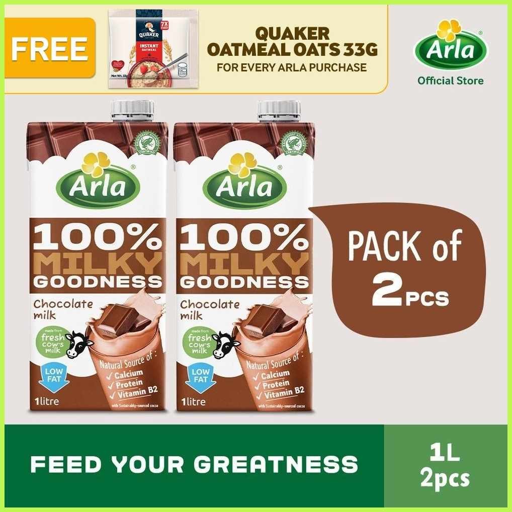 Arla Chocolate Milk 1L 2-Pack | Shopee Philippines