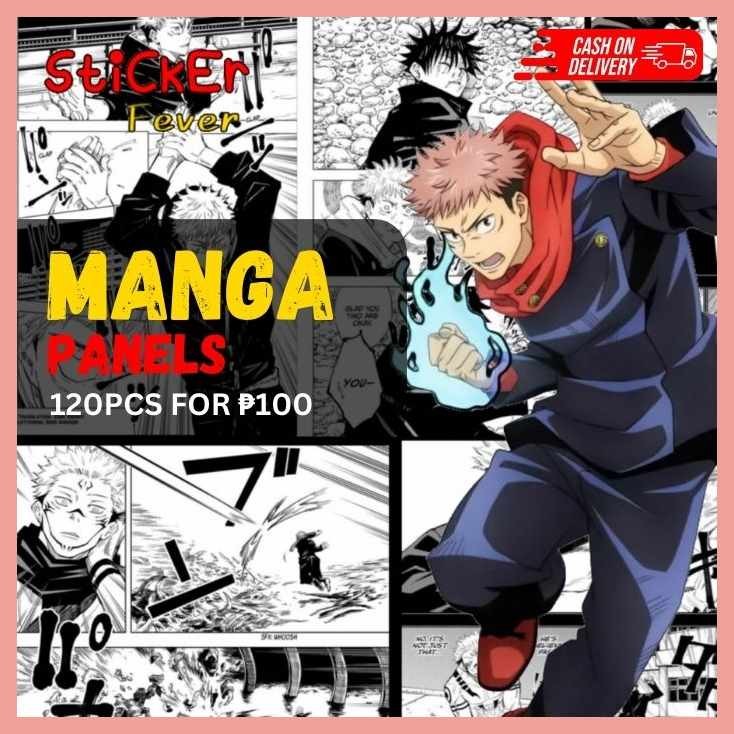 Anime:Up@Manga_ps@Panels+M@Wall+mt@Decoration+ii@Manga+Tk@Sticker+pC ...