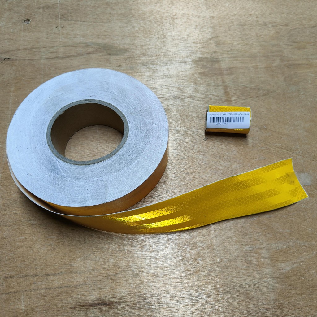 CAHAYA Per 1 Meter Car Box Truck Lighting Sticker YELLOW / Reflector ...