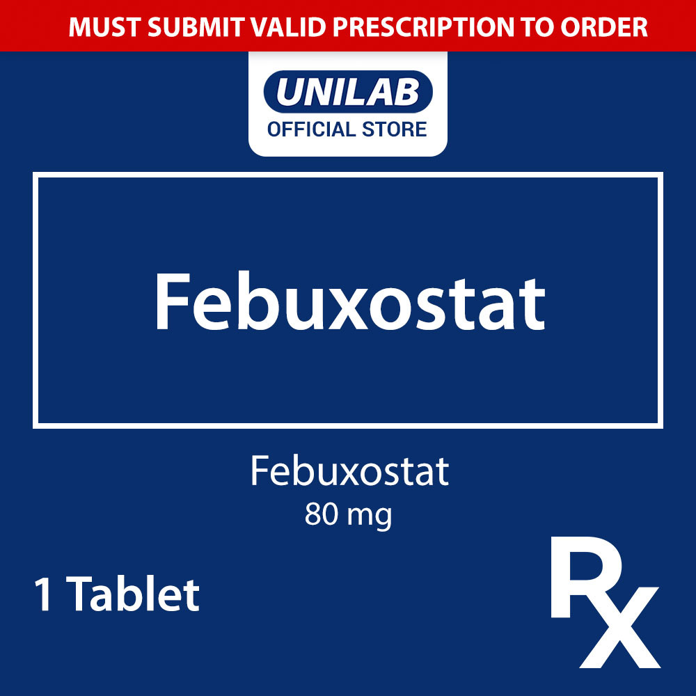 RX: RiteMED FEBUXOSTAT 80MG | Shopee Philippines