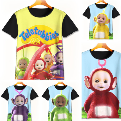 Teletubbies 3D Anime Cartoon T-Shirt for Kids and Adults Unisex Men and ...