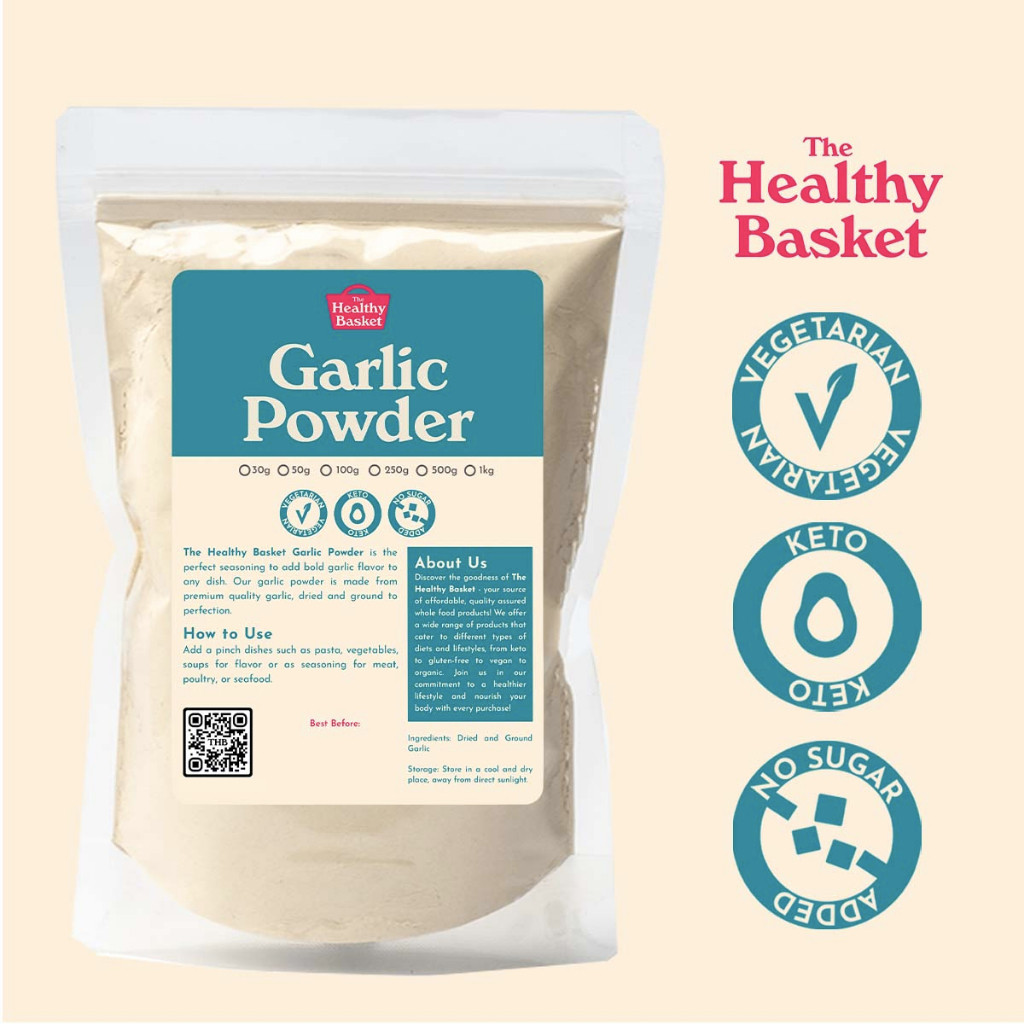 Healthy Basket Garlic Powder (50g, 100g & 250g) | Shopee Philippines