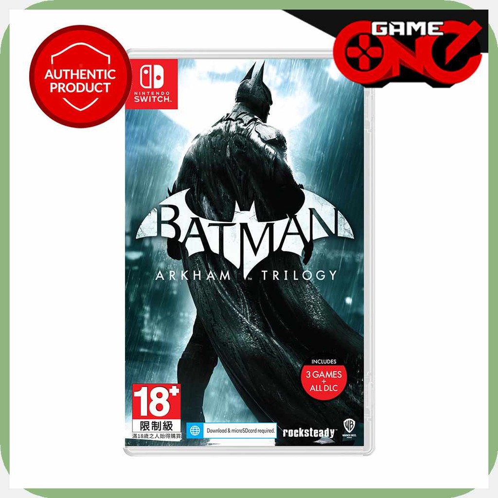 Nintendo^fF/Switch;VB}Batman^lA/Arkham$gG/Trilogy | Shopee Philippines