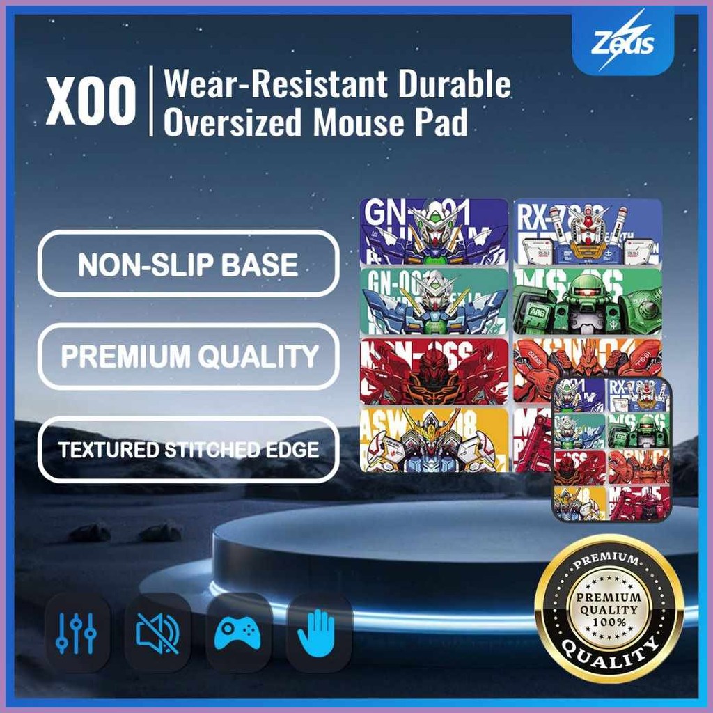 Zeus,Dz/Extended[BW]Mouse>n)Pad}A)/}n)Gaming~y*Mouse~q*Pad~X*(80cm x ...