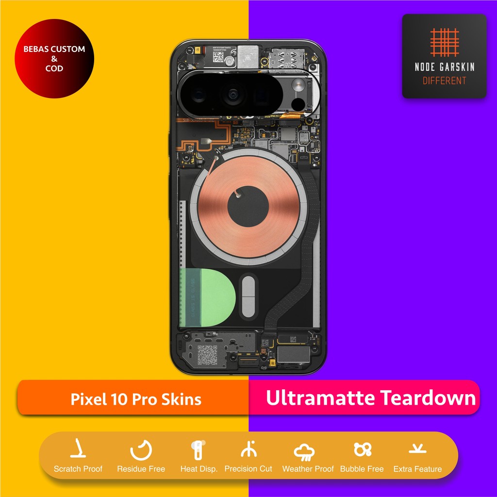 Garskin Skin PIXEL 10 Pro Ultramatte Teardown Fullbody Backonly/ | Anti ...