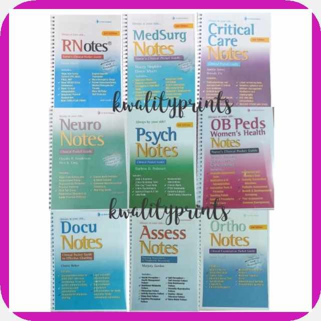 NURSING NOTES REPRINT (Nurse's Clinical Pocket Guide) | Shopee Philippines