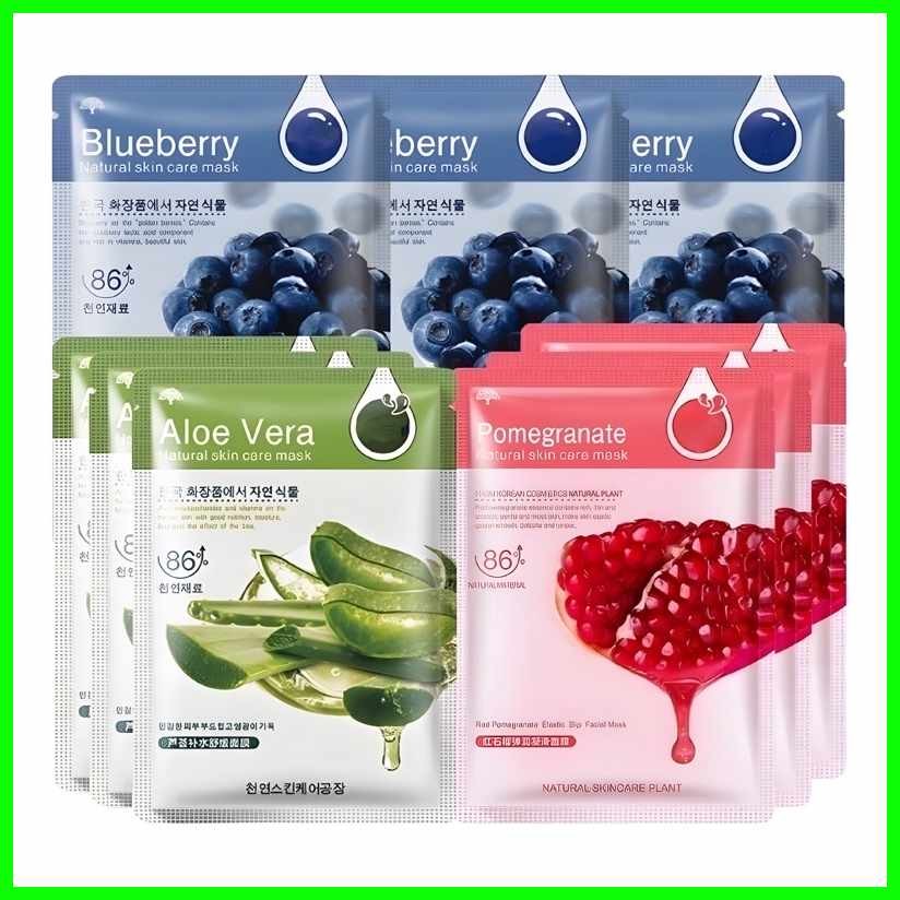 Korean-T!Face=Ax.Mask]X#Natural^z$Essence^y$Moisturizing^Yk$Brightening ...