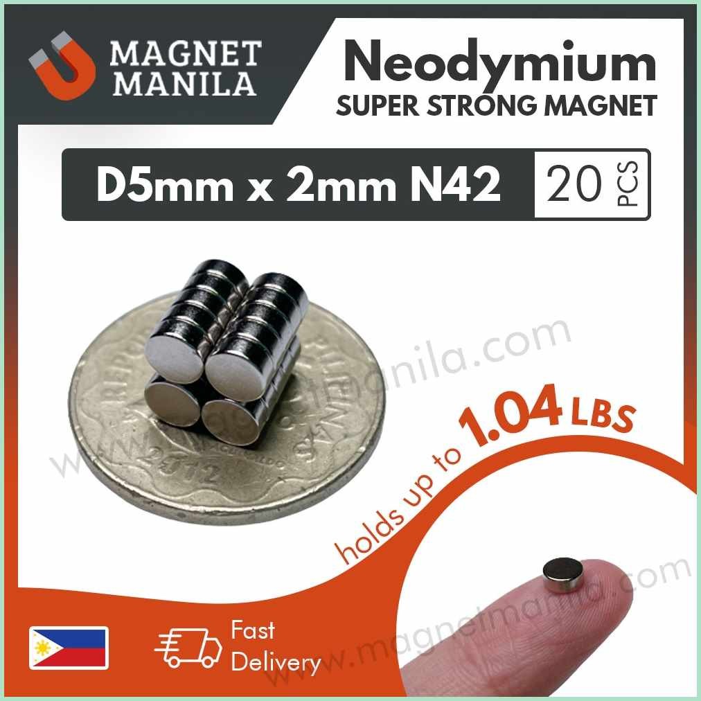 Magnet?Y=Manila`a!20[oV!Pcs[sI!D5mm[y@a[c!X[T!2mm Neodymium Magnet N42 ...