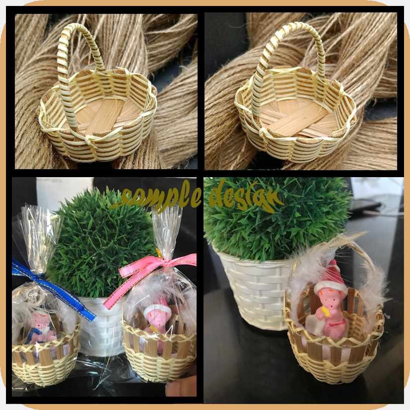 MINI NATIVE Basket DIY Souvenirs Giveaways Ideas For Wedding Birthdays ...