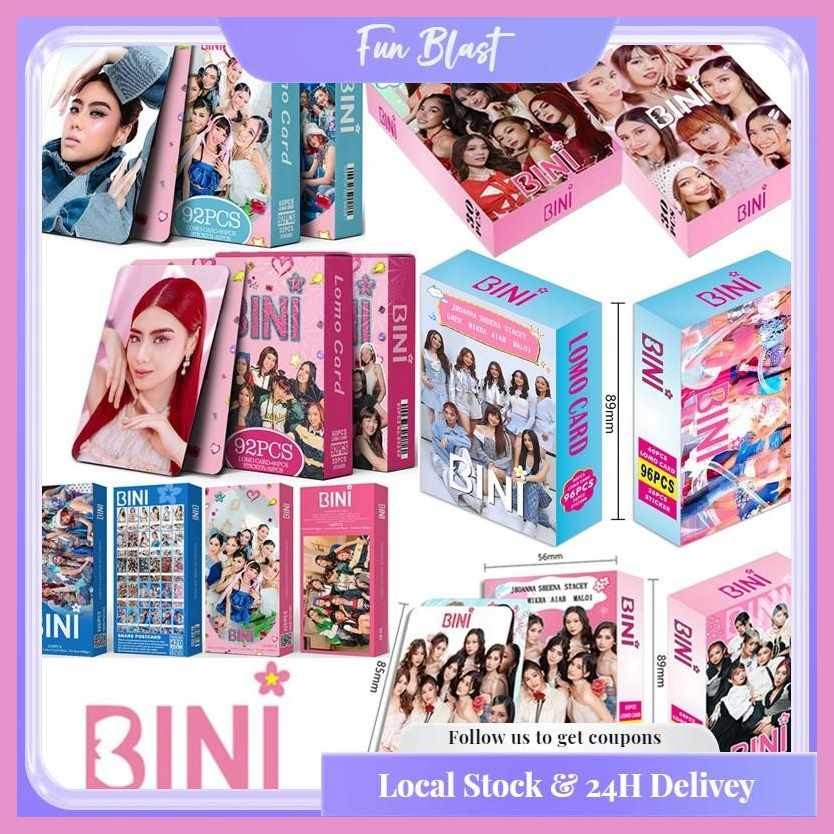 55pcs/Box Photocards Album Lomo Cards BINI 50PCS Bini Talarawan ...