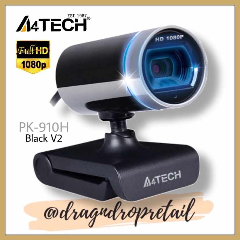 A4TECH PK-910H v2 1080p Full-HD WebCam PC cam with Built-in Microphone ...