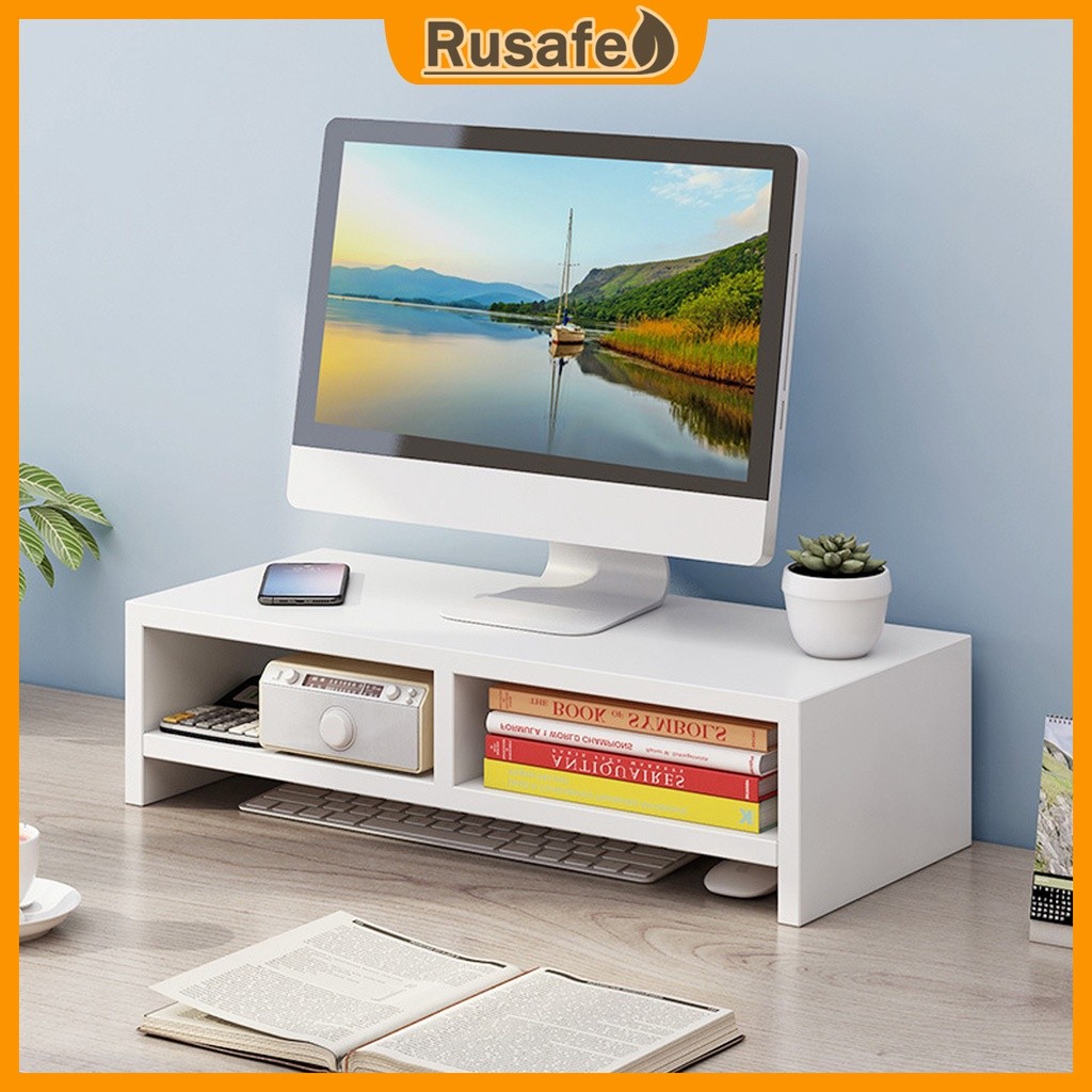 【Rusafe】Monitor Stand Riser, Computer Monitor Screen Increased Rack ...
