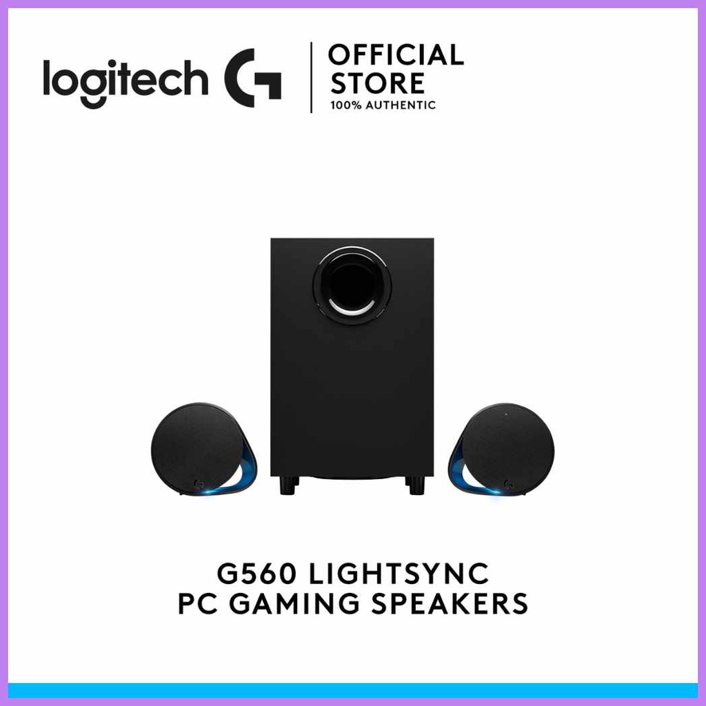Logitech G560 RGB Pc Gaming Speakers with Game-Driven Lighting 2.1, 240 ...