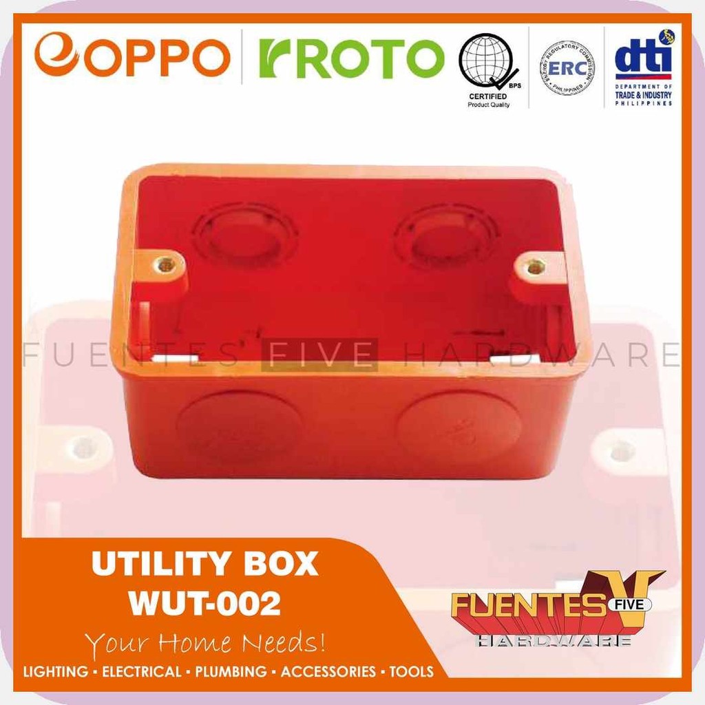 2x4 PVC Utility Box eOPPO | Shopee Philippines