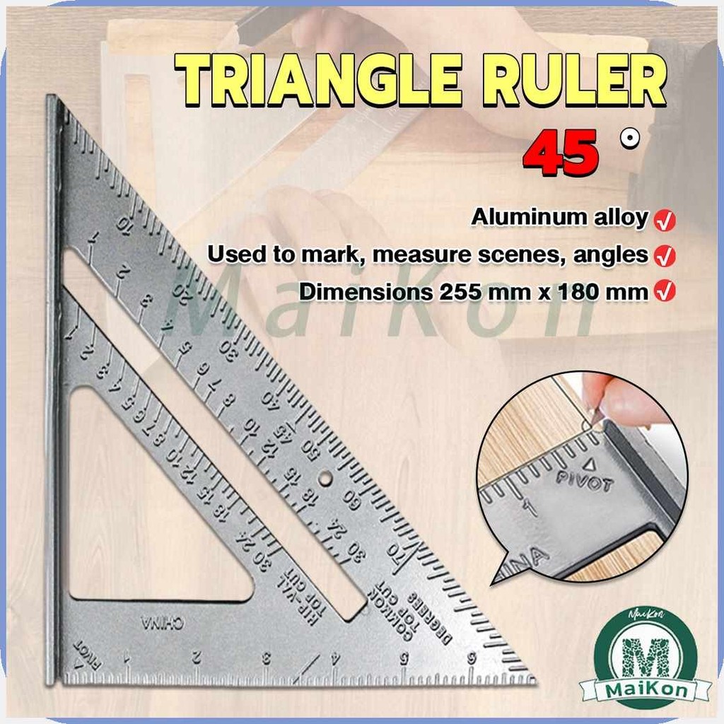 MaiKon;h`Triangle@JC:Ruler%A:Aluminum%P:Alloy%M:Speed%f:Protractor%m ...