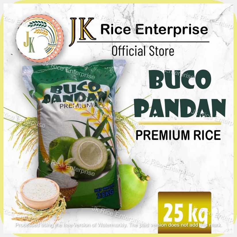 BUCO PANDAN PREMIUM RICE 25KG (PREMIUM QUALITY RICE) | Shopee Philippines