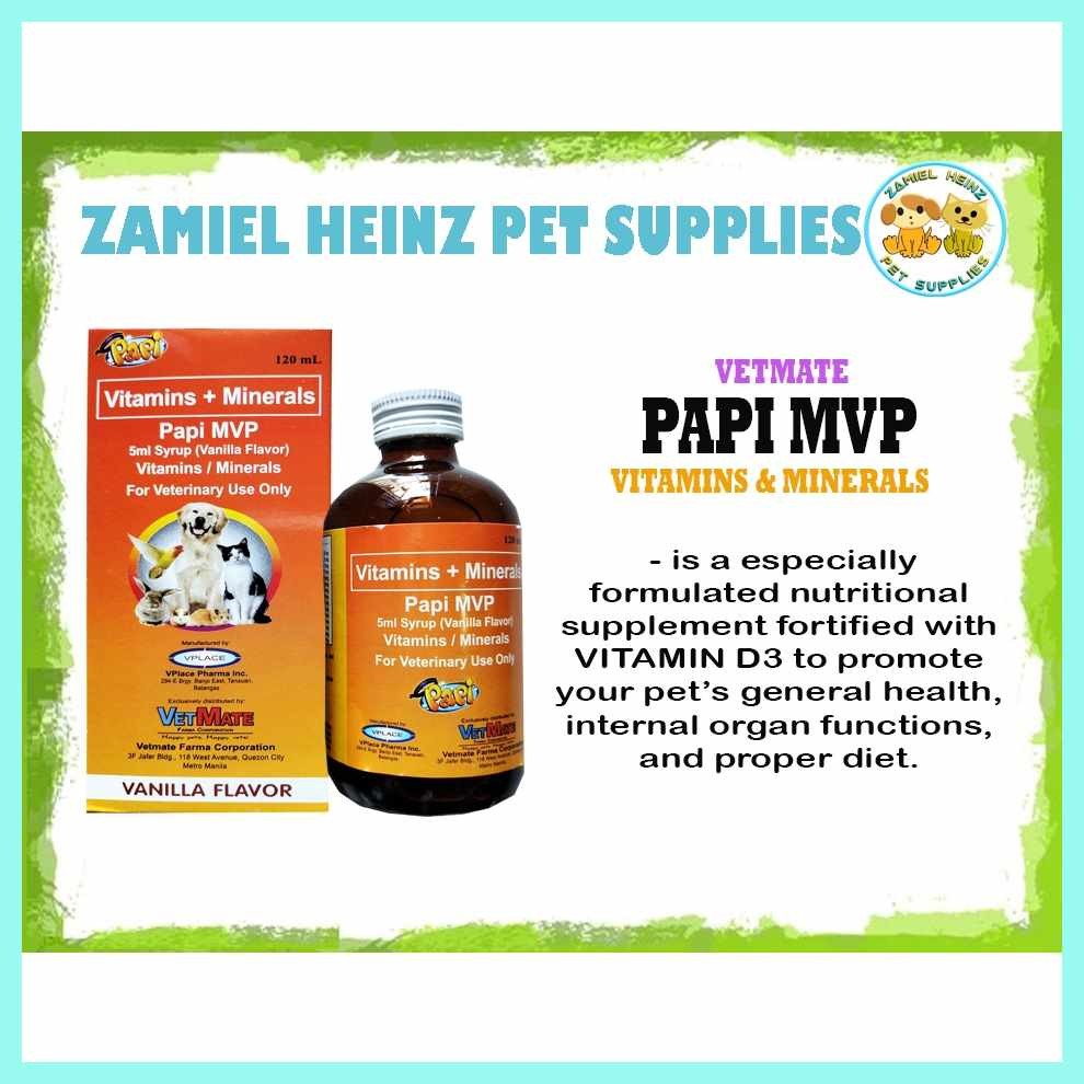 PAPI^FK(MVP[z,VITAMINS+MINERALS,h[SYRUP,Y[120ml | Shopee Philippines