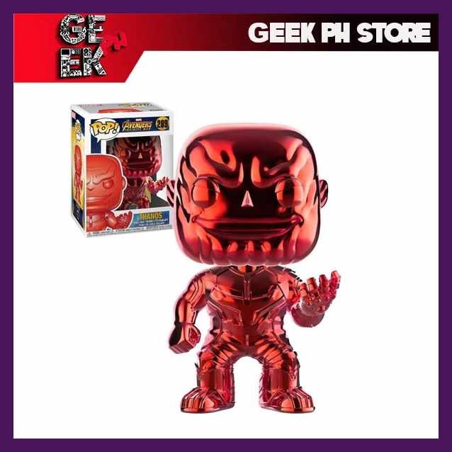 Funko POP! Marvel Thanos Chrome Bleu – Avengers Infinity War – Figurine Vinyle #289 – Collection Exclusive