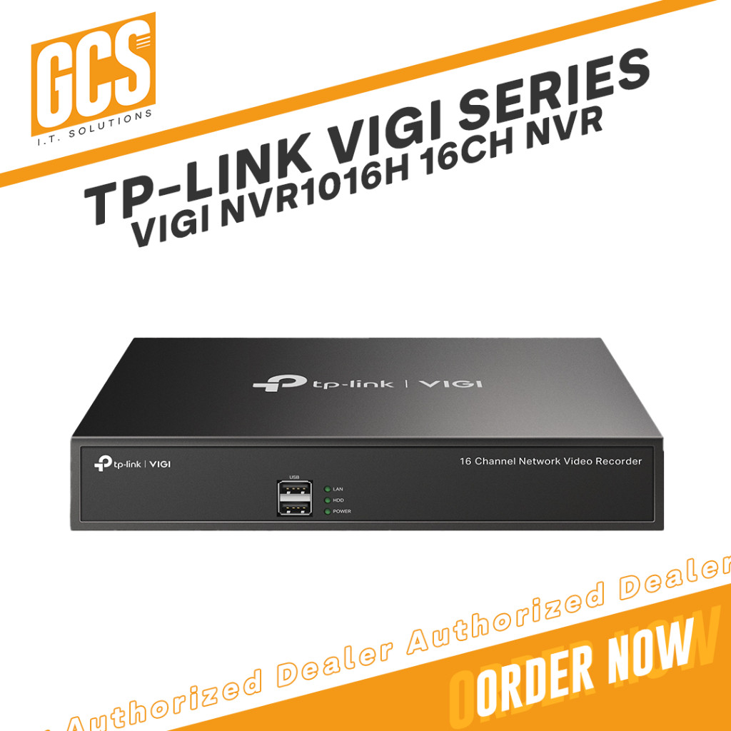 TP-Link VIGI NVR1016H 16 Channel 16CH Network Video Recorder NVR ...