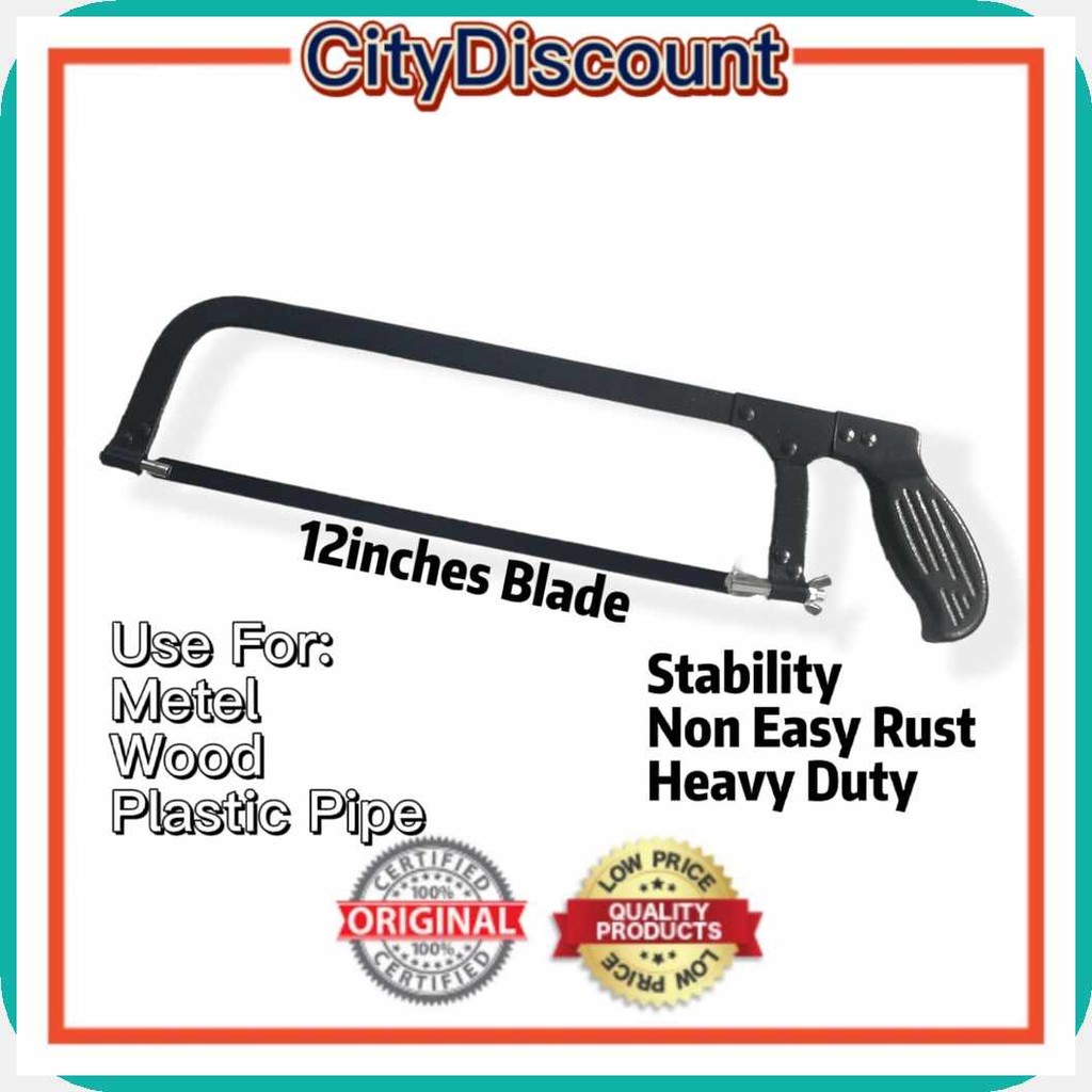 COD+J!Heavy=uI:Duty?d*Hacksaw~W*Frame~Y*with~oA*Blade Pc+nT+Hand Saw ...