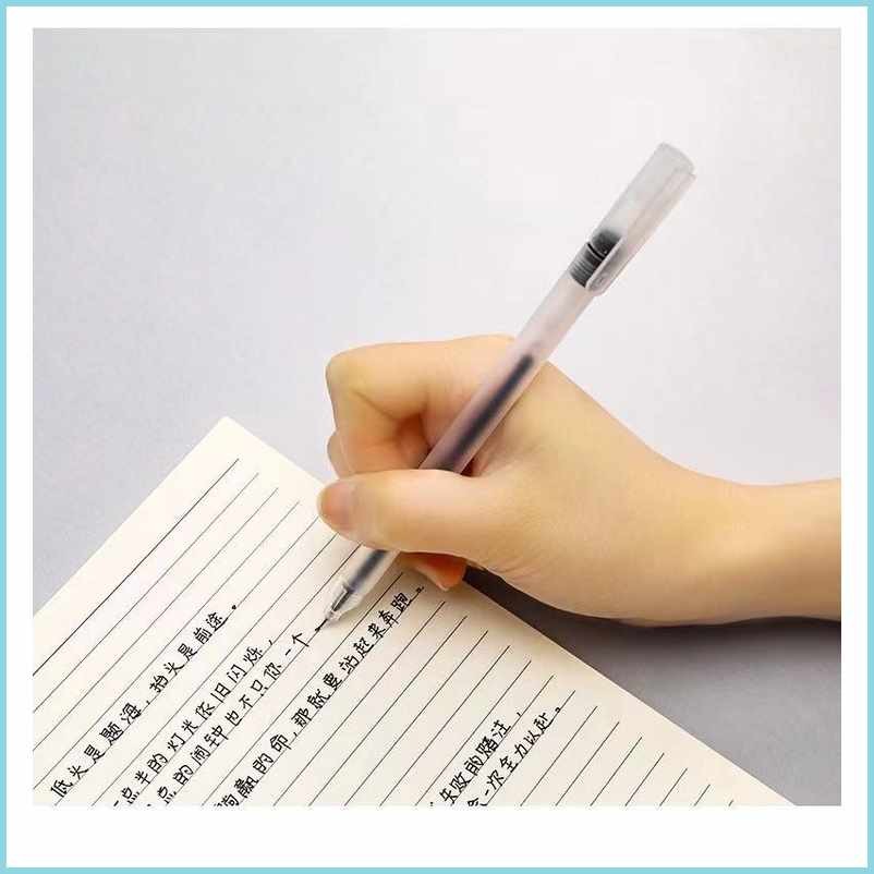 Simple ins frosted gel pen black carbon pen office learning signature ...