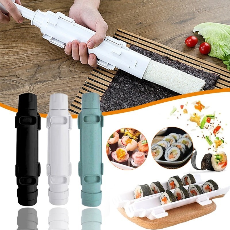 Roller Sushi Maker Roll Mold Making Kit Rice Kitchen Roller Cutter ...