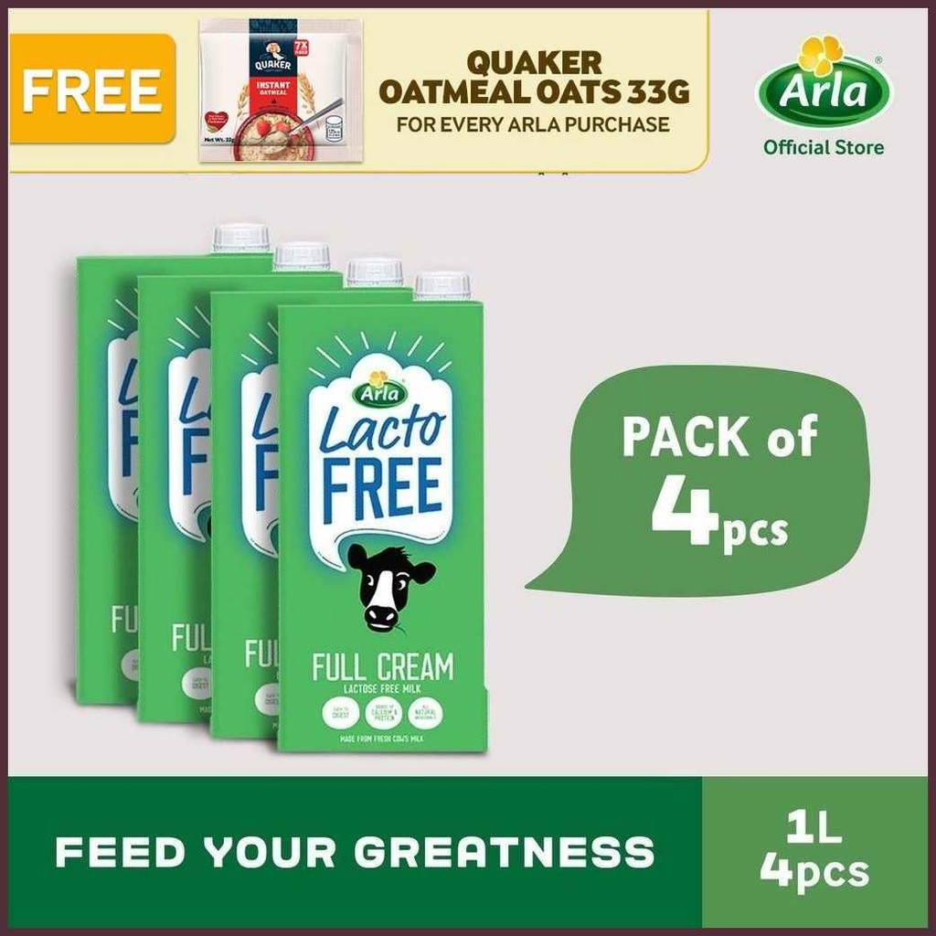 Arla$w;Lactose_N|FreeZwMilk-yV1L-Ia4-Pack | Shopee Philippines