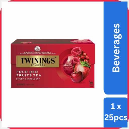 Twinings Four Red Fruits Tea 25s | Shopee Philippines