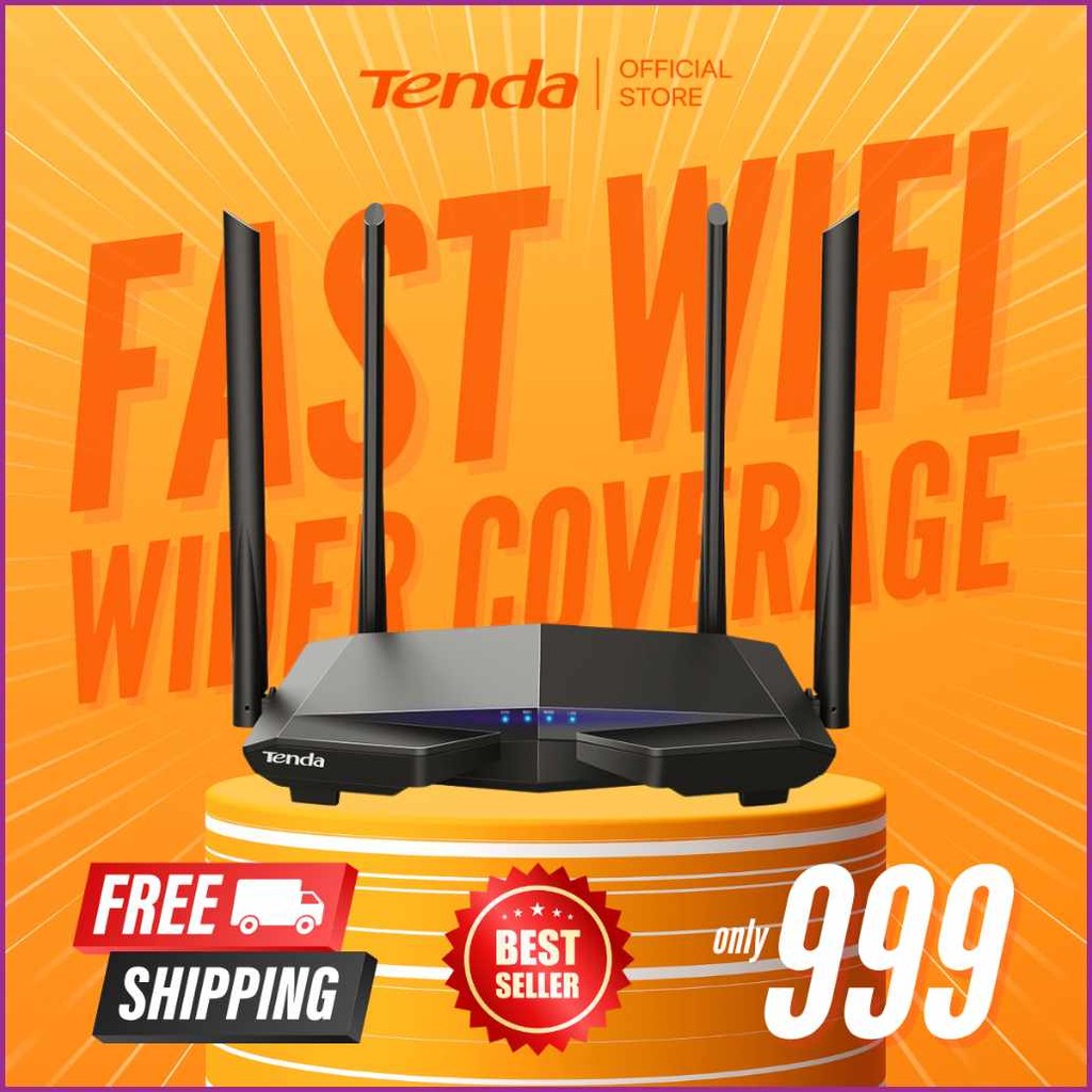 Tenda AC6 v5 Fast Ethernet Dual Band Wifi Router | Wifi Extender | VLAN ...