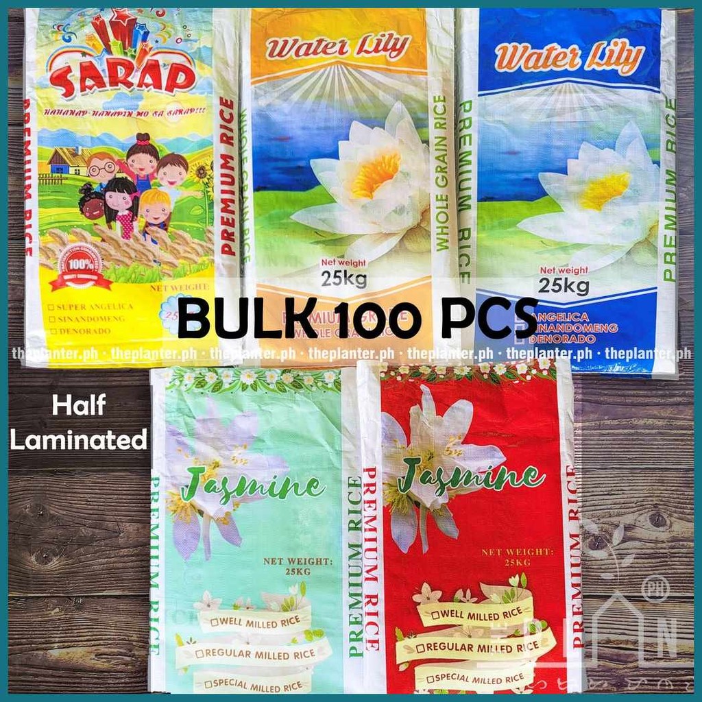 BULK>jm:100pcs:s=(h-HALF/SINGLED-)h-LAMINATEDL-SACK#K.#PQ.(25kg) for ...