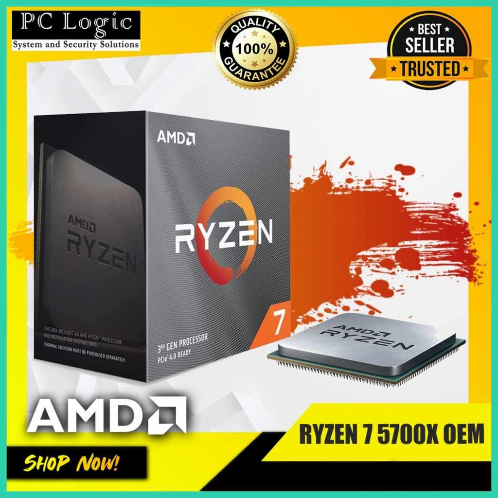 RYZEN 7 5700X OEM 3.4GHZ 8CORES 16THREAD 32MB CACHE AM4 SOCKET NO BOX I ...