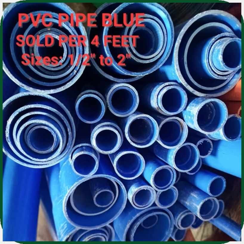 (4 FEET) BIOPIPE PVC BLUE PIPE | S-8 SOLD PER 4 FEET | (1 QUANTITY = 4 ...