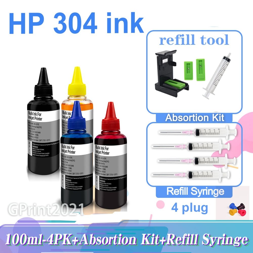 HP 304 ink cartridge HP304XL ink cartridge for HP 2620 2630 2632 3730 ...