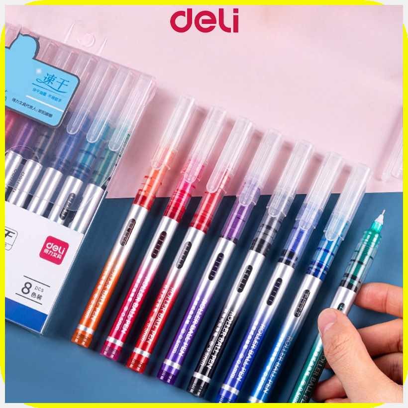 Deli;J=8>P#Pcs.rX]0.5mm.Jk]Gel.OV]Pen.EH]Colorful.kO]Pen.s]Student ...