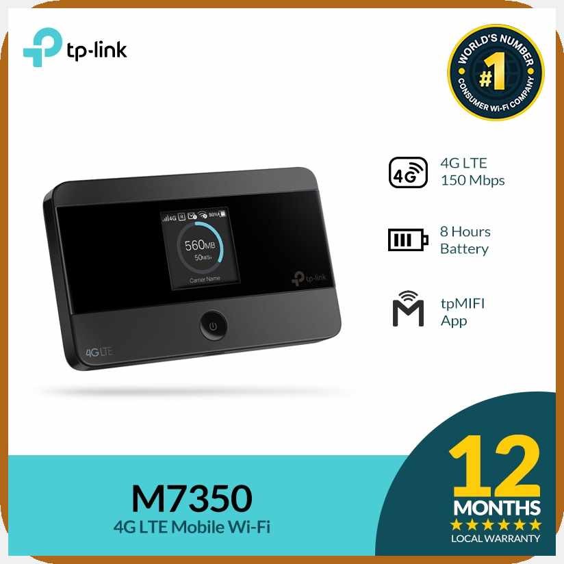 TP-Link M7350 Portable Wireless Router With Wi-Fi 4g Full Netcom Travel ...