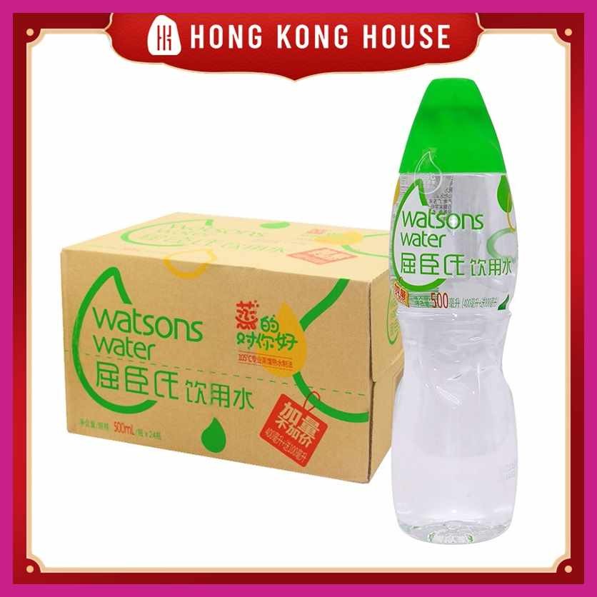 Hongkong Imported Watson's Distilled Water 500ml Purified Water Mineral ...